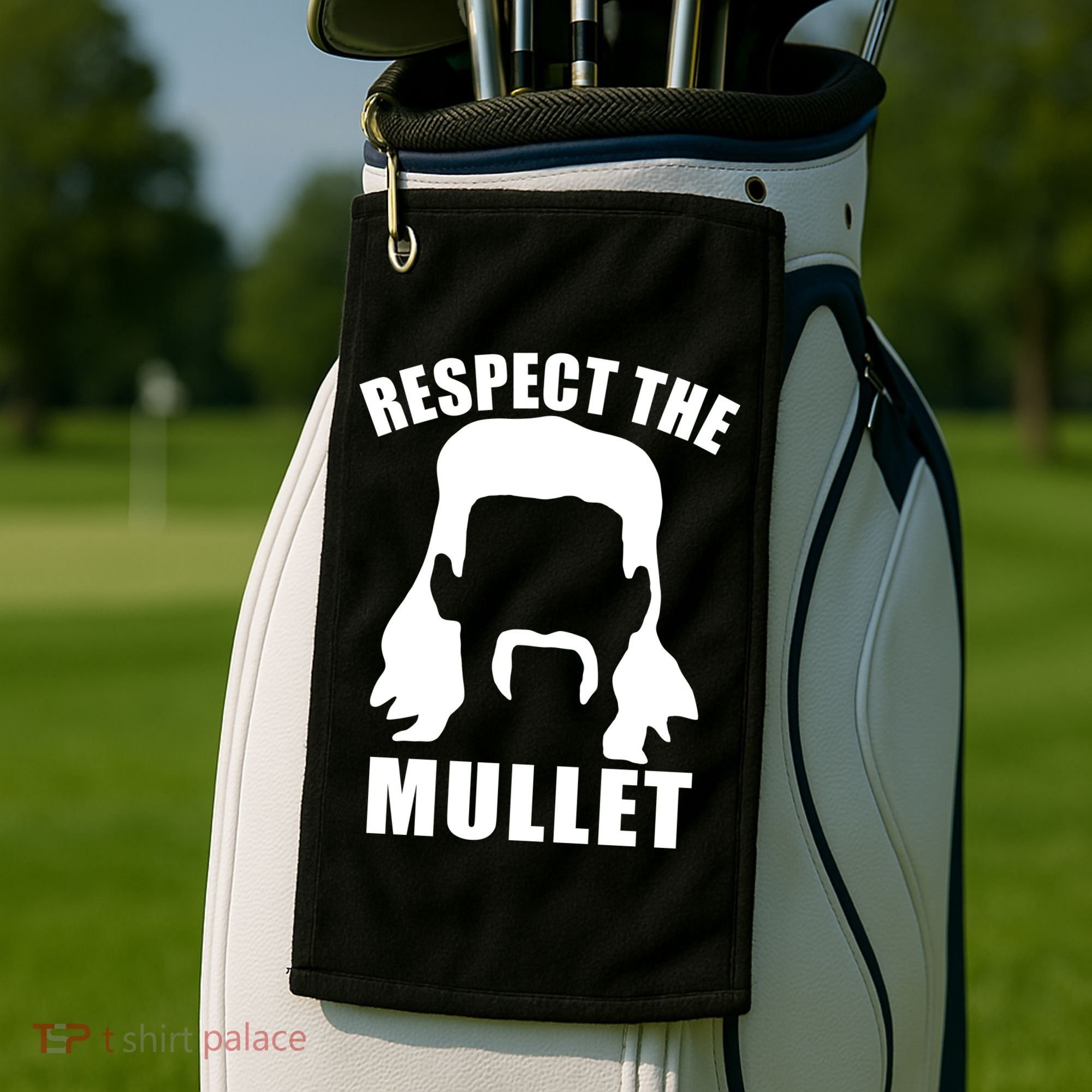 Respect The Mullet Golf Towel
