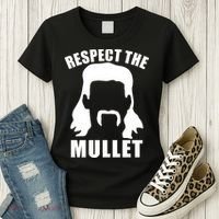 Respect The Mullet Women's T-Shirt thumb 3