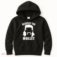 Respect The Mullet Kids Hoodie thumb 0