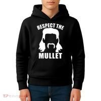 Respect The Mullet Kids Hoodie thumb 4