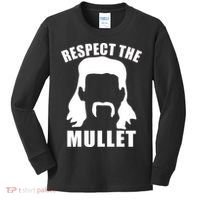 Respect The Mullet Kids Long Sleeve Shirt thumb 0