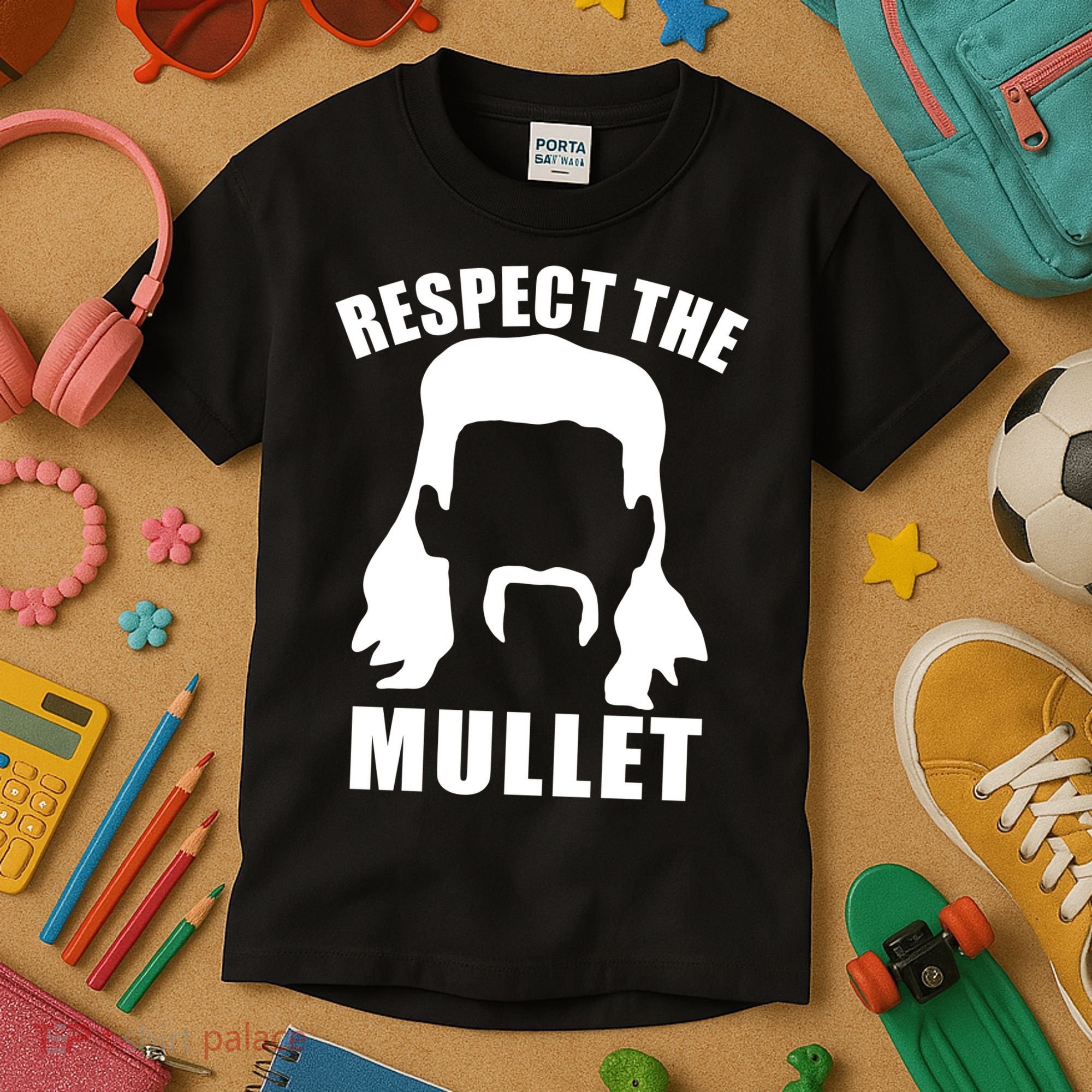 Respect The Mullet Kids T-Shirt