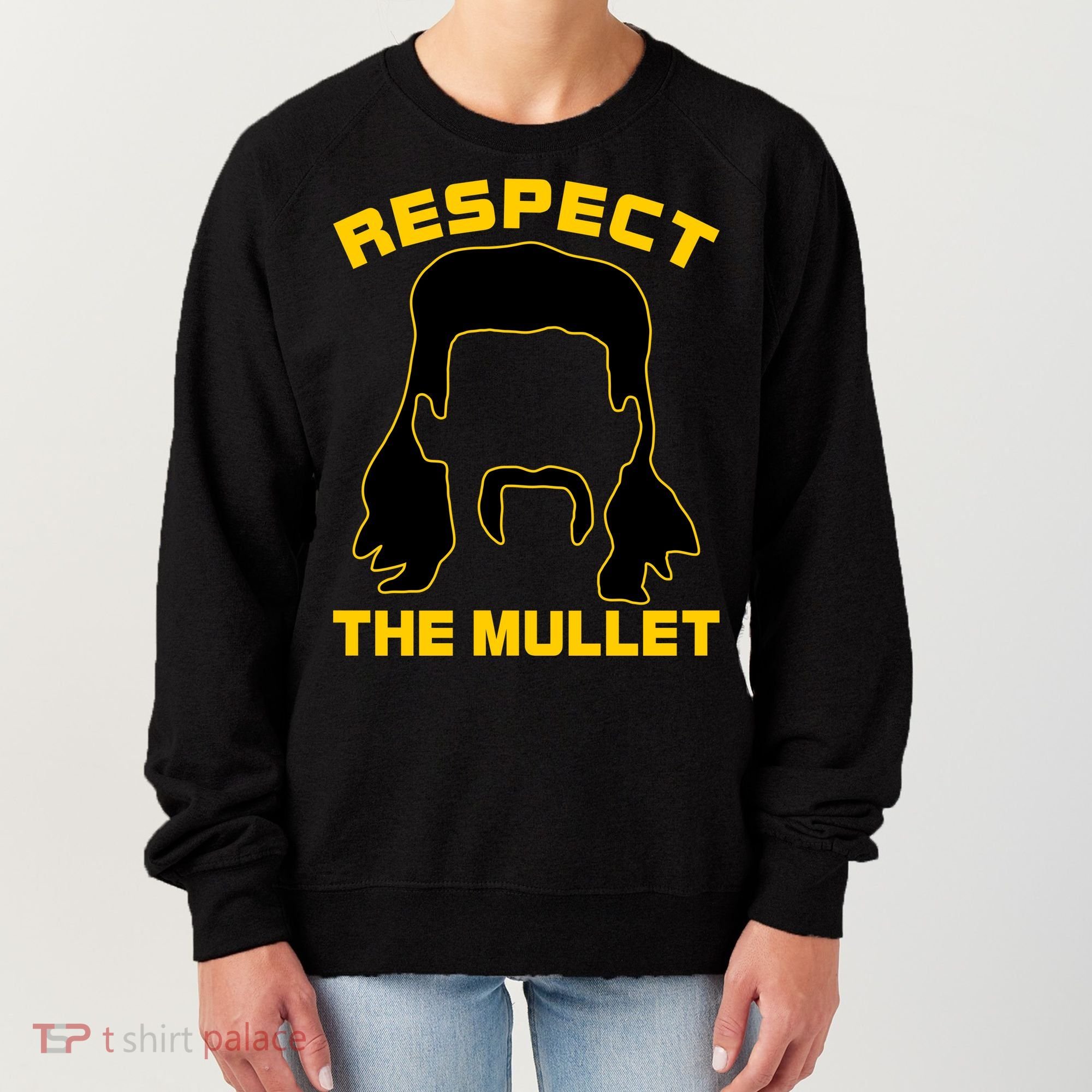 Respect The Mullet Hair Game Women's Sweatshirt