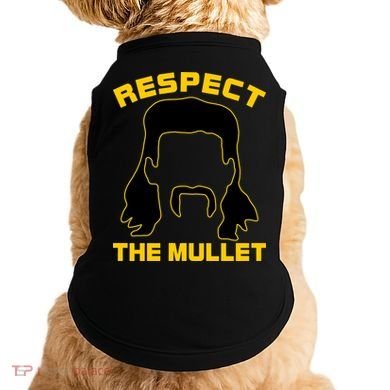 Respect The Mullet Hair Game Doggie Tank