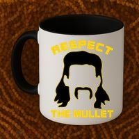 Respect The Mullet Hair Game Coffee Mug thumb 2