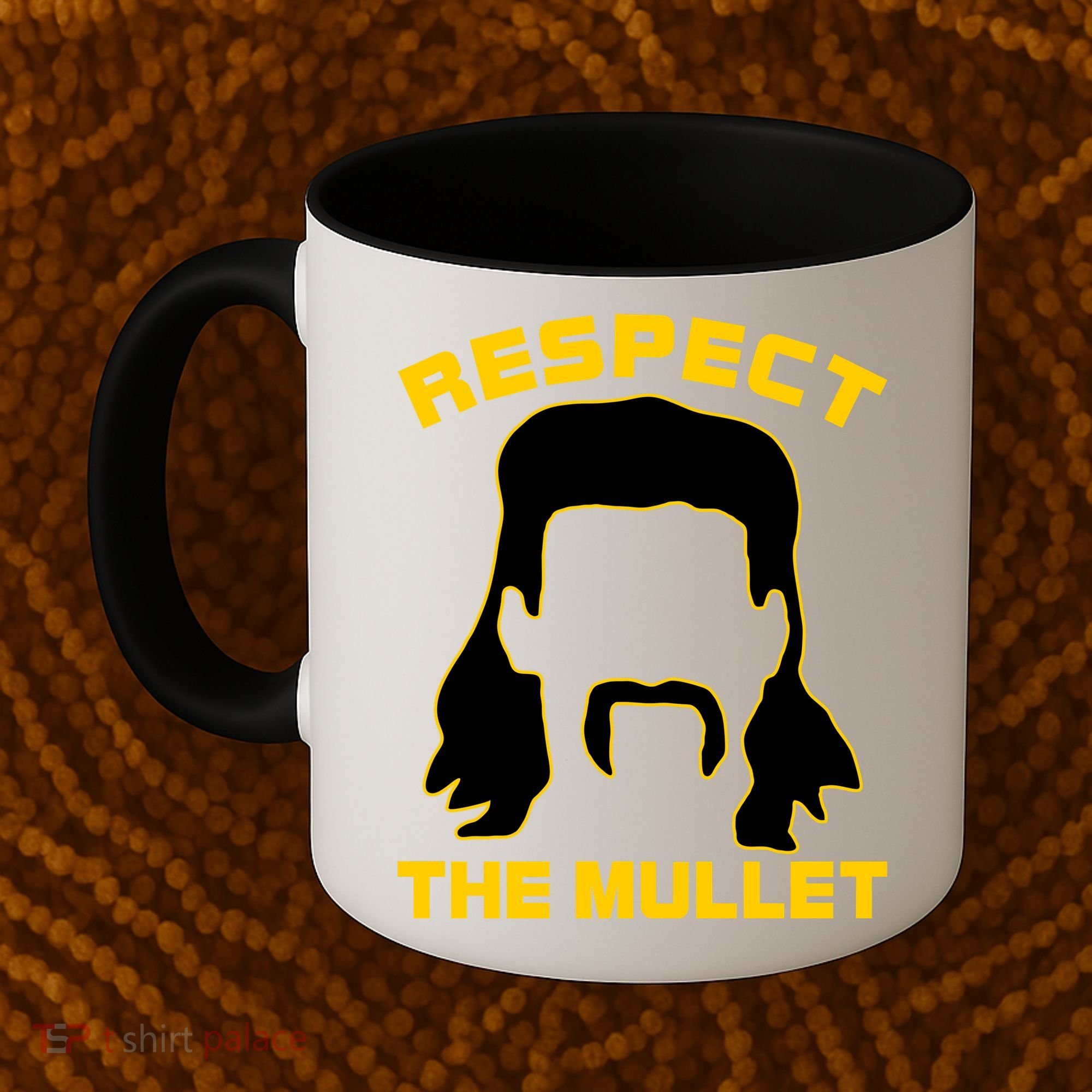 Respect The Mullet Hair Game Coffee Mug