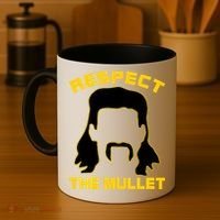 Respect The Mullet Hair Game Coffee Mug thumb 4