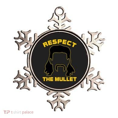 Respect The Mullet Hair Game Ornament