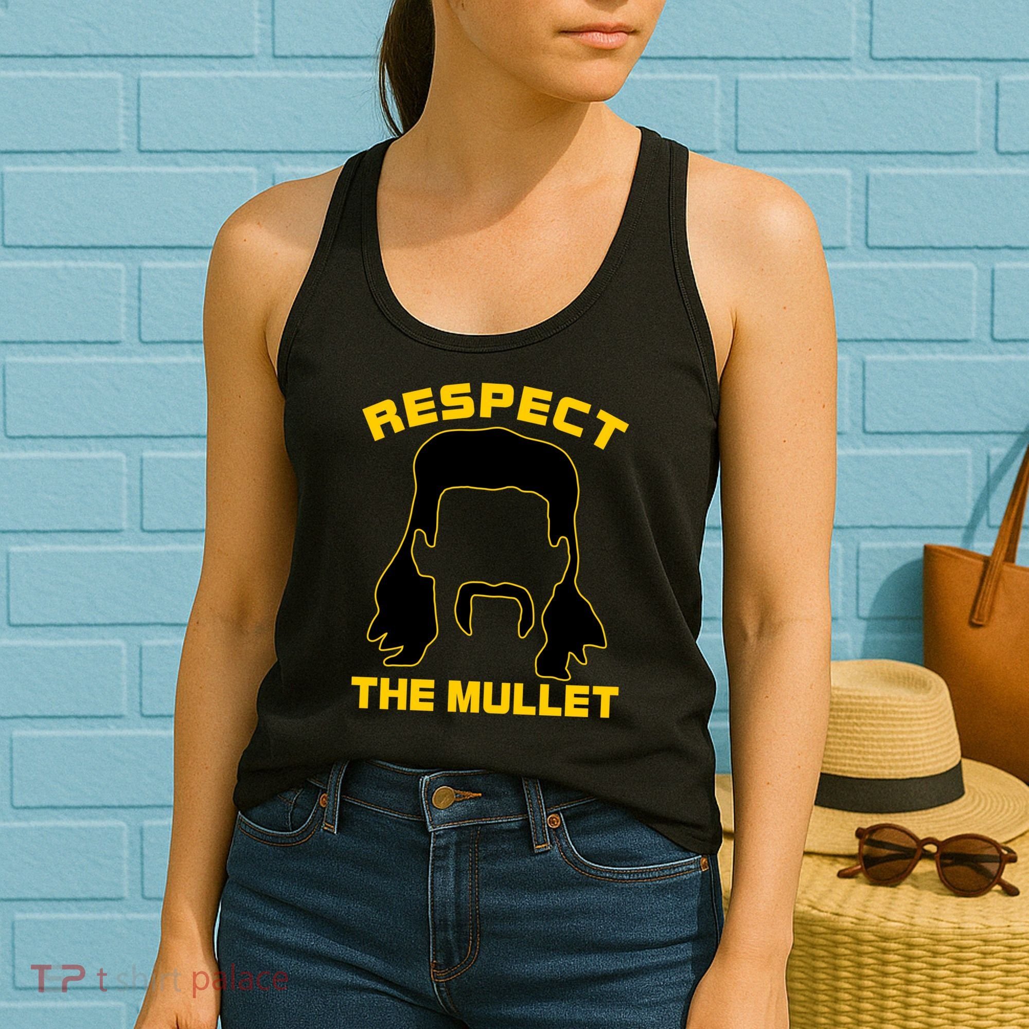 Respect The Mullet Hair Game Women's Tank Top