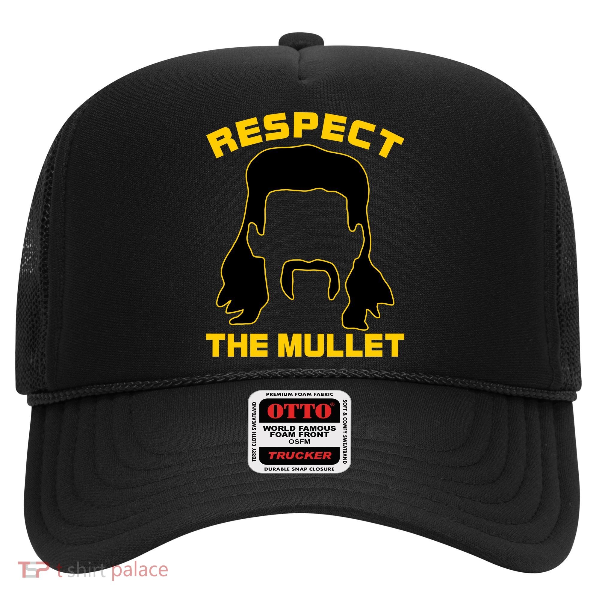 Respect The Mullet Hair Game Hat