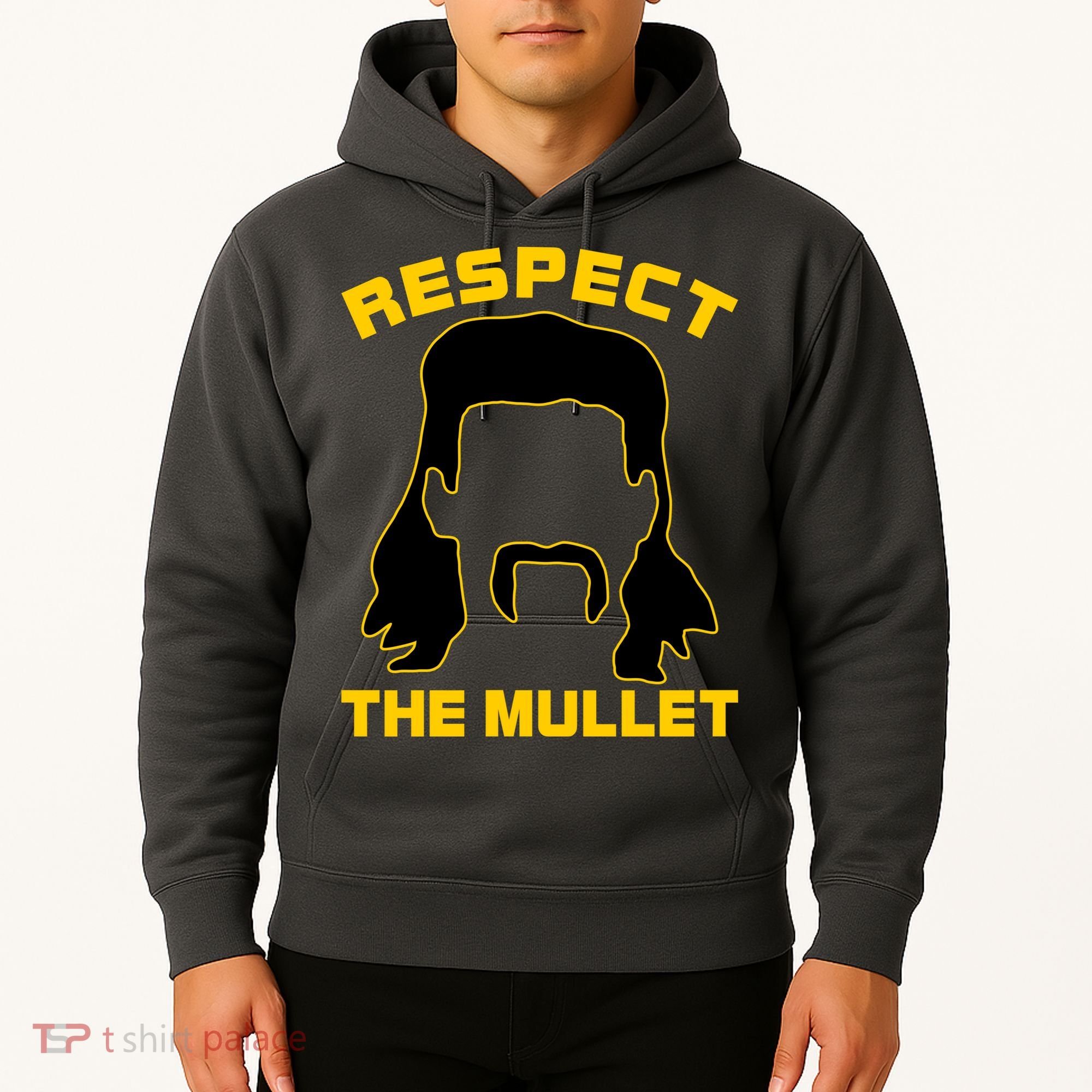 Respect The Mullet Hair Game Hoodie