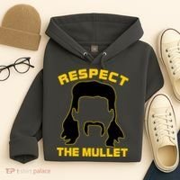 Respect The Mullet Hair Game Hoodie thumb 4