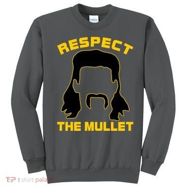 Respect The Mullet Hair Game Sweatshirt