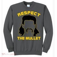 Respect The Mullet Hair Game Sweatshirt thumb 0