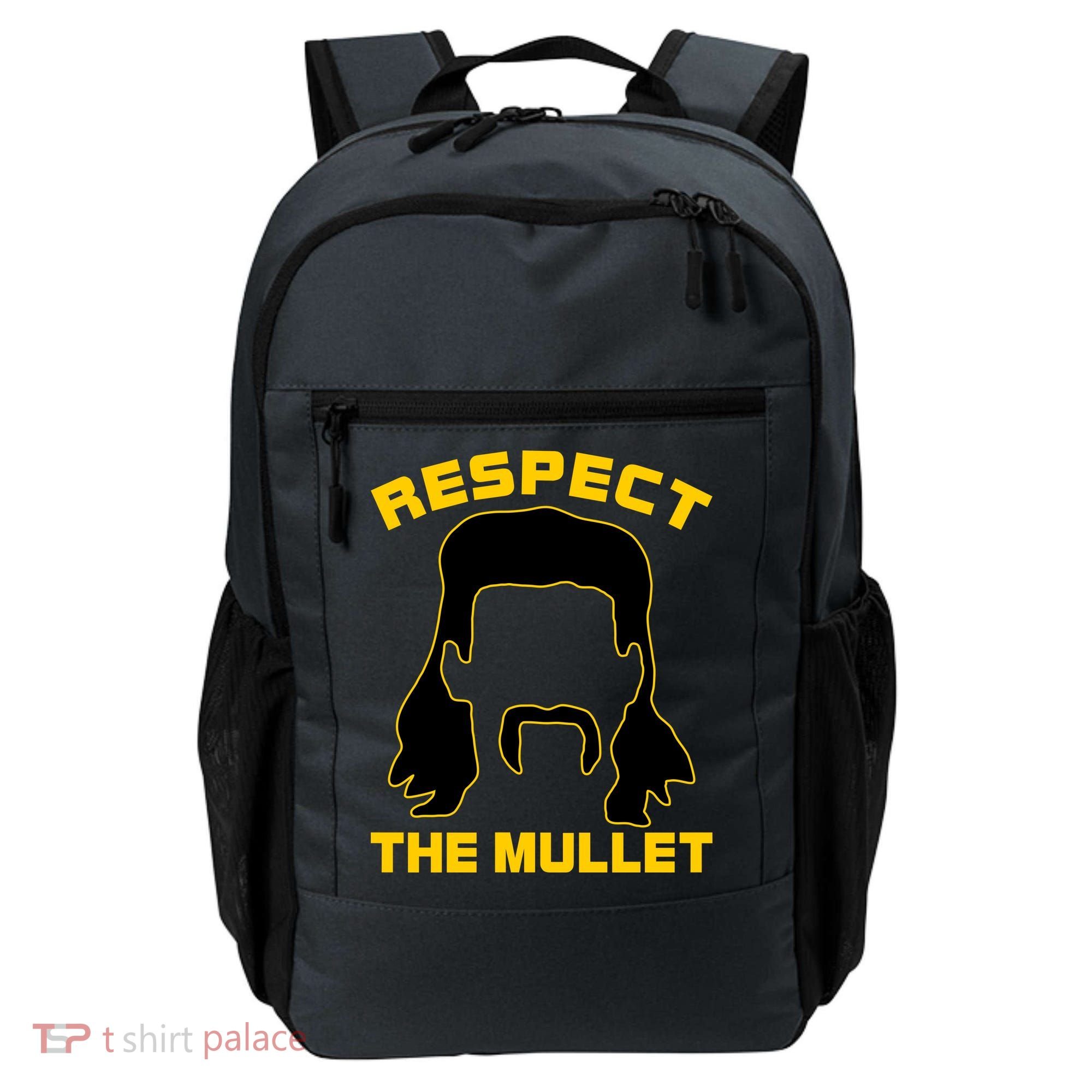 Respect The Mullet Hair Game Backpack