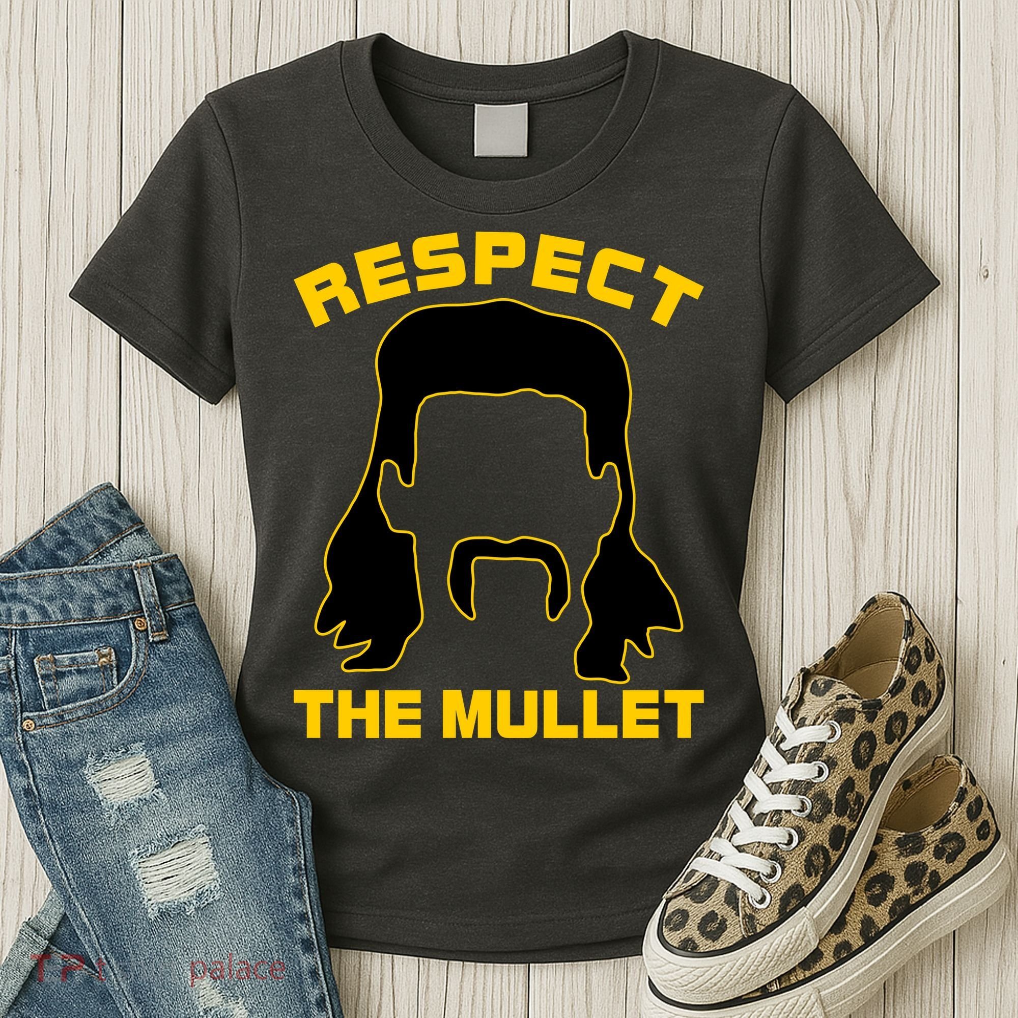 Respect The Mullet Hair Game Women's T-Shirt