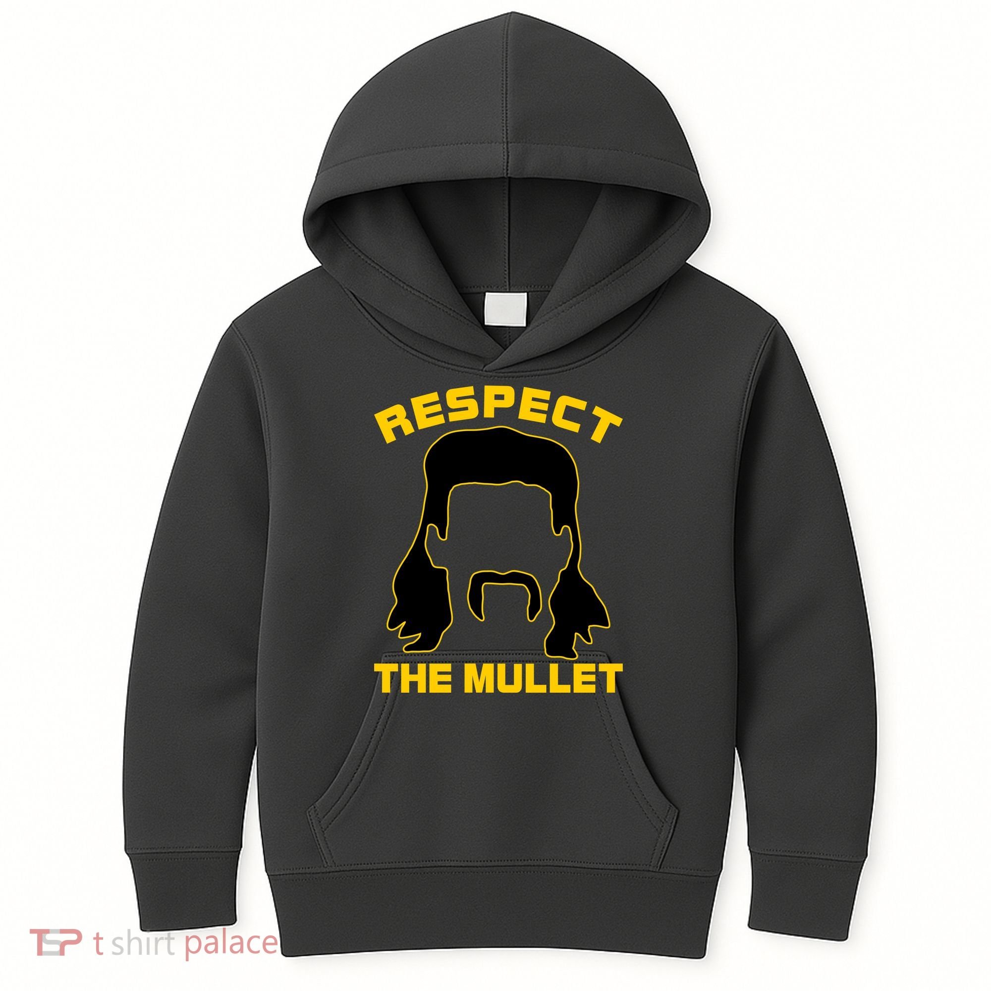 Respect The Mullet Hair Game Kids Hoodie