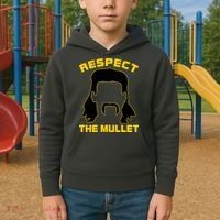 Respect The Mullet Hair Game Kids Hoodie thumb 2