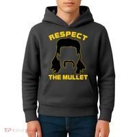 Respect The Mullet Hair Game Kids Hoodie thumb 4