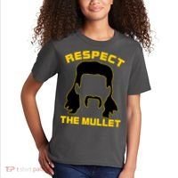 Respect The Mullet Hair Game Kids T-Shirt thumb 2