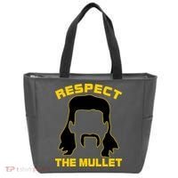Respect The Mullet Hair Game Tote Bag thumb 0