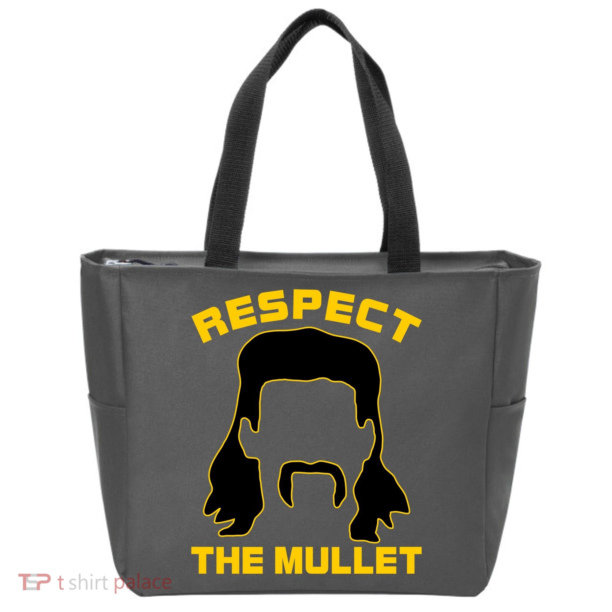 Respect The Mullet Hair Game Tote Bag