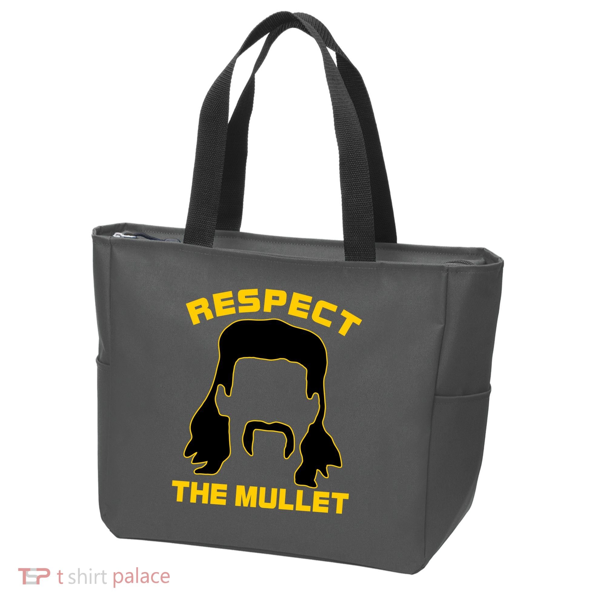 Respect The Mullet Hair Game Tote Bag
