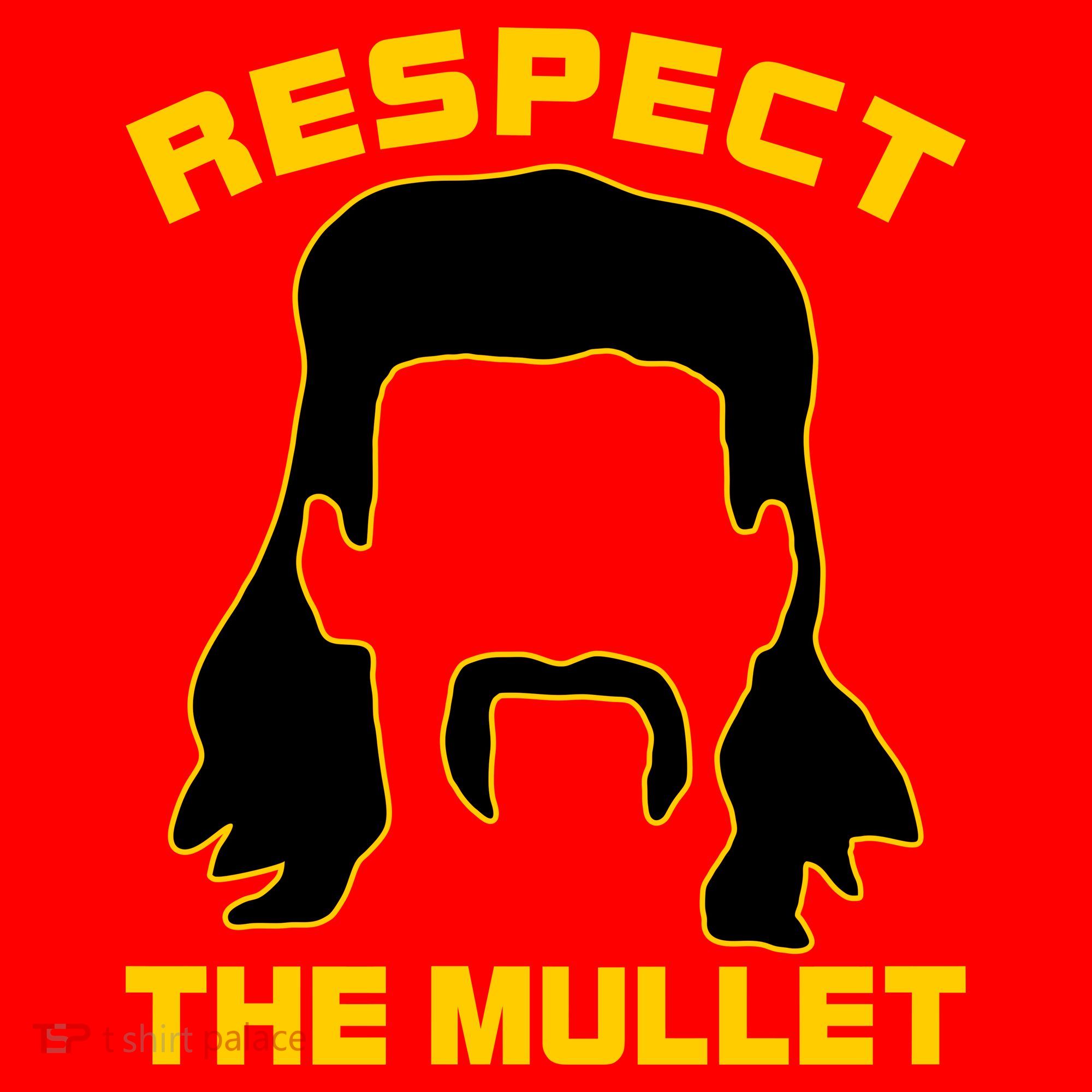 Respect The Mullet Hair Game Santa Hat