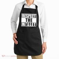 Respect The Mullet Hair Game Box Graphic Apron thumb 2