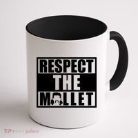 Respect The Mullet Hair Game Box Graphic Coffee Mug thumb 1