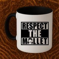 Respect The Mullet Hair Game Box Graphic Coffee Mug thumb 2