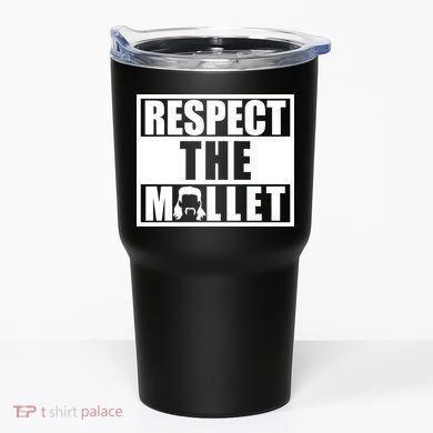 Respect The Mullet Hair Game Box Graphic Tumbler