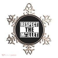 Respect The Mullet Hair Game Box Graphic Ornament thumb 0