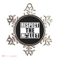 Respect The Mullet Hair Game Box Graphic Ornament thumb 0