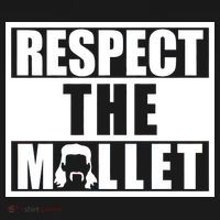 Respect The Mullet Hair Game Box Graphic Ornament thumb 1