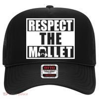 Respect The Mullet Hair Game Box Graphic Hat thumb 0