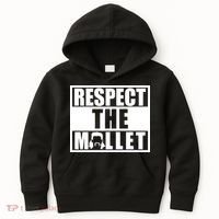Respect The Mullet Hair Game Box Graphic Kids Hoodie thumb 0