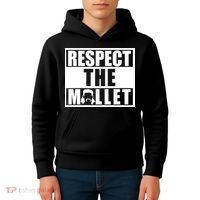 Respect The Mullet Hair Game Box Graphic Kids Hoodie thumb 4