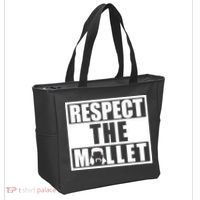 Respect The Mullet Hair Game Box Graphic Tote Bag thumb 2