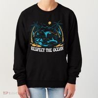 Respect The Ocean Women's Sweatshirt thumb 0