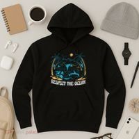 Respect The Ocean Hoodie thumb 3