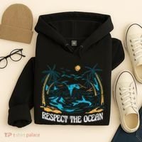 Respect The Ocean Hoodie thumb 4