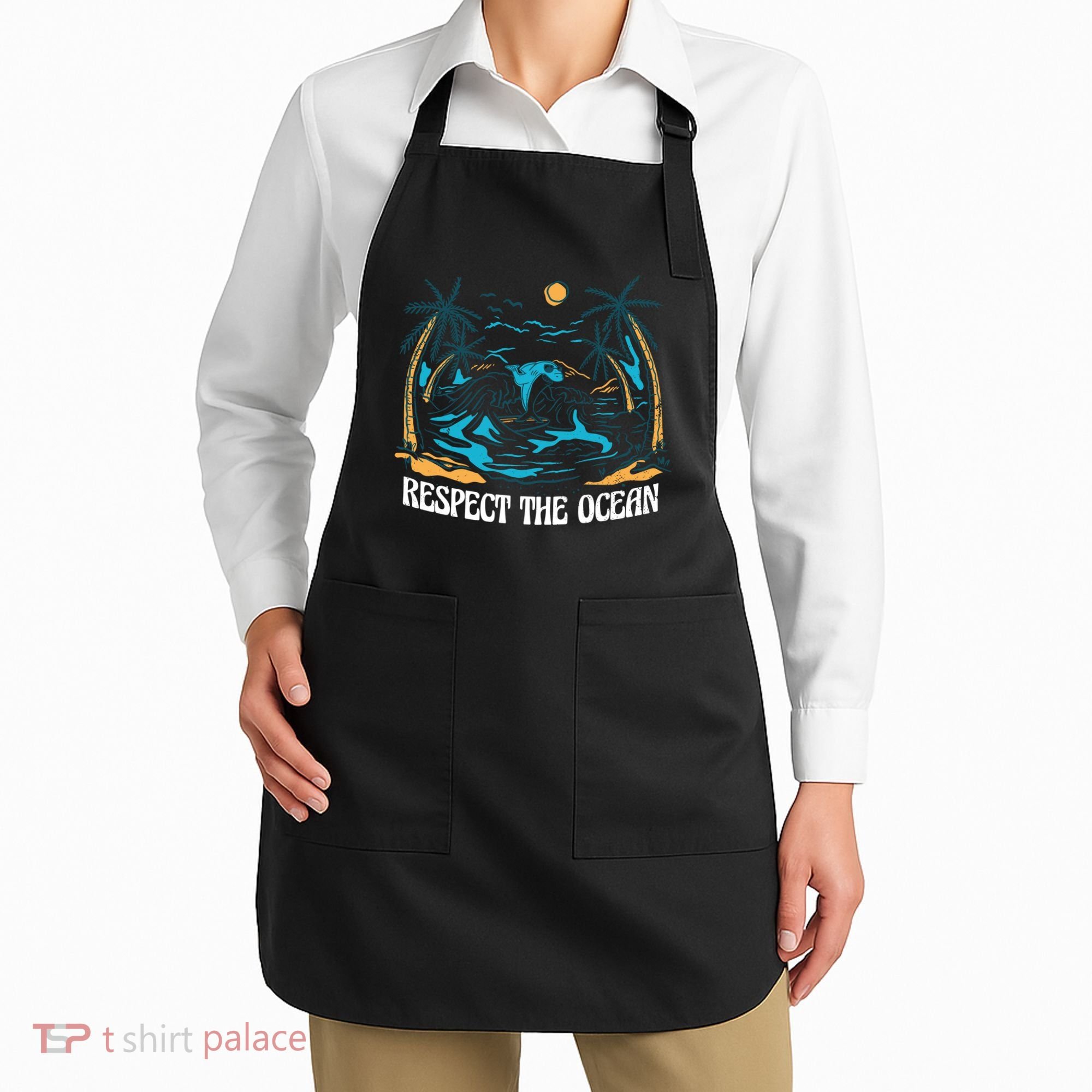 Respect The Ocean Apron