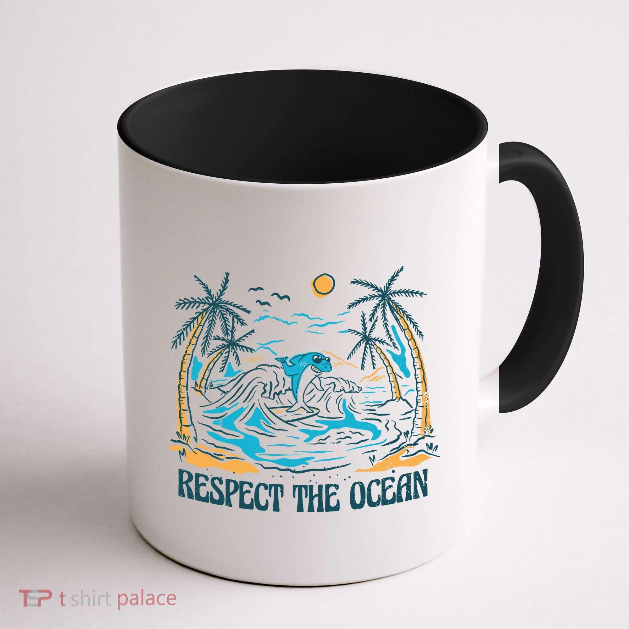 Respect The Ocean Coffee Mug