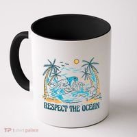 Respect The Ocean Coffee Mug thumb 0