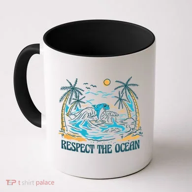 Respect The Ocean Coffee Mug