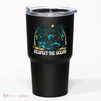 Respect The Ocean Tumbler thumb 0