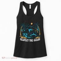 Respect The Ocean Women's Tank Top thumb 0