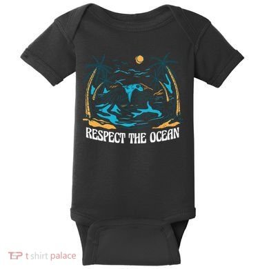 Respect The Ocean Baby Bodysuit