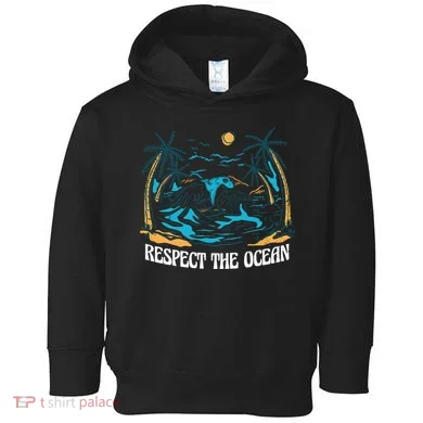 Respect The Ocean Toddler Hoodie